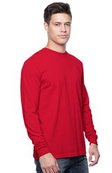 Royal Apparel 5054ORG Unisex Organic Long Sleeve Tee - Cherry