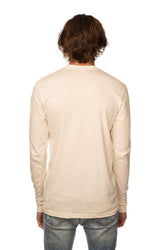 Royal Apparel 5054ORG Unisex Organic Long Sleeve Tee - Natural