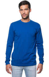 Royal Apparel 5054ORG Unisex Organic Long Sleeve Tee - Nautical Blue