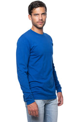 Royal Apparel 5054ORG Unisex Organic Long Sleeve Tee - Nautical Blue