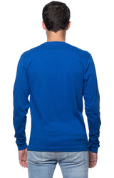 Royal Apparel 5054ORG Unisex Organic Long Sleeve Tee - Nautical Blue