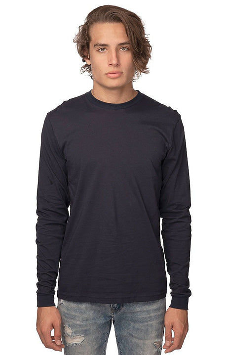 Royal Apparel 5054ORG Unisex Organic Long Sleeve Tee - Ocean