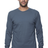 Royal Apparel 5054ORG Unisex Organic Long Sleeve Tee - Pacific Blue