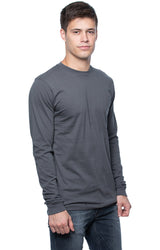 Royal Apparel 5054ORG Unisex Organic Long Sleeve Tee - Slate