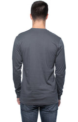 Royal Apparel 5054ORG Unisex Organic Long Sleeve Tee - Slate