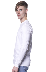 Royal Apparel 5054ORG Unisex Organic Long Sleeve Tee - Salt