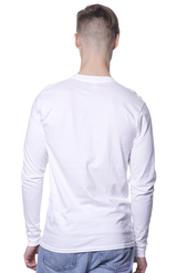 Royal Apparel 5054ORG Unisex Organic Long Sleeve Tee - Salt