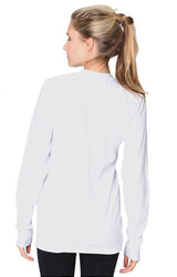 Royal Apparel 5054ORG Unisex Organic Long Sleeve Tee - Salt