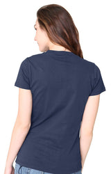 Royal Apparel 5055 Unisex Short Sleeve V-Neck - Navy