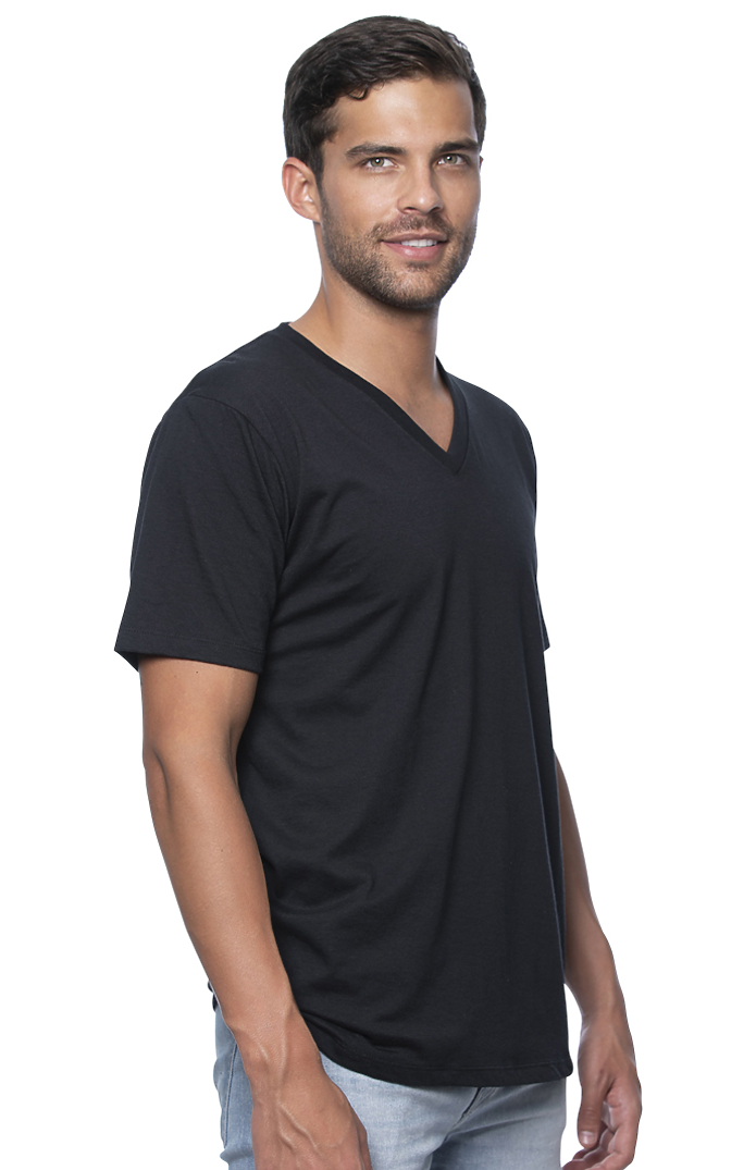 Royal Apparel 5055ORG Unisex Organic Short Sleeve V-neck - Night