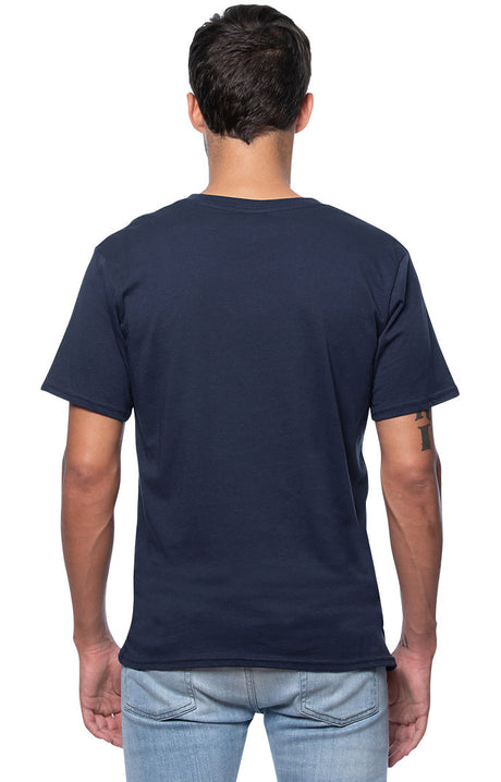 Royal Apparel 5055ORG Unisex Organic Short Sleeve V-neck - Ocean