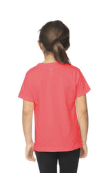 Royal Apparel 5061ORG Toddler Organic Short Sleeve Crew Tee - Coral