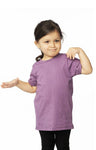 Royal Apparel 5061ORG Toddler Organic Short Sleeve Crew Tee - Eggplant
