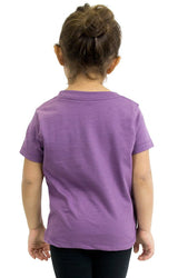 Royal Apparel 5061ORG Toddler Organic Short Sleeve Crew Tee - Eggplant