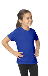 Royal Apparel 5061ORG Toddler Organic Short Sleeve Crew Tee - Nautical Blue