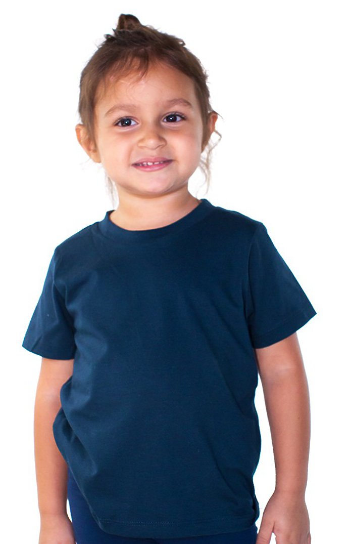 Royal Apparel 5061ORG Toddler Organic Short Sleeve Crew Tee - Ocean
