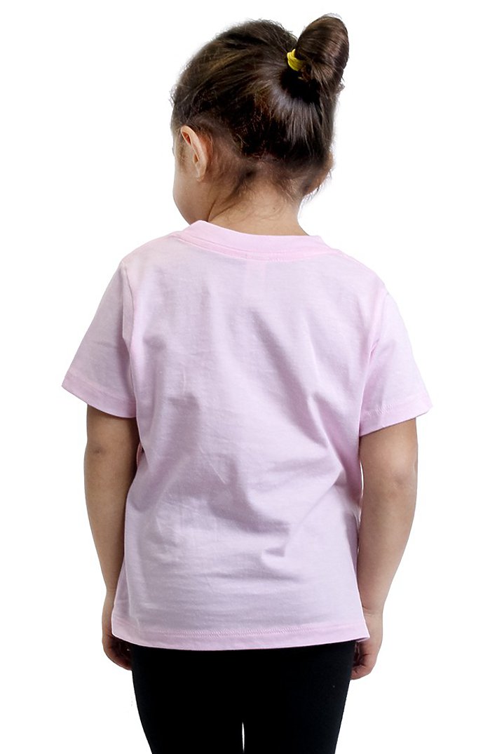 Royal Apparel 5061ORG Toddler Organic Short Sleeve Crew Tee - Rose Pink