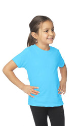 Royal Apparel 5061ORG Toddler Organic Short Sleeve Crew Tee - Scuba Blue