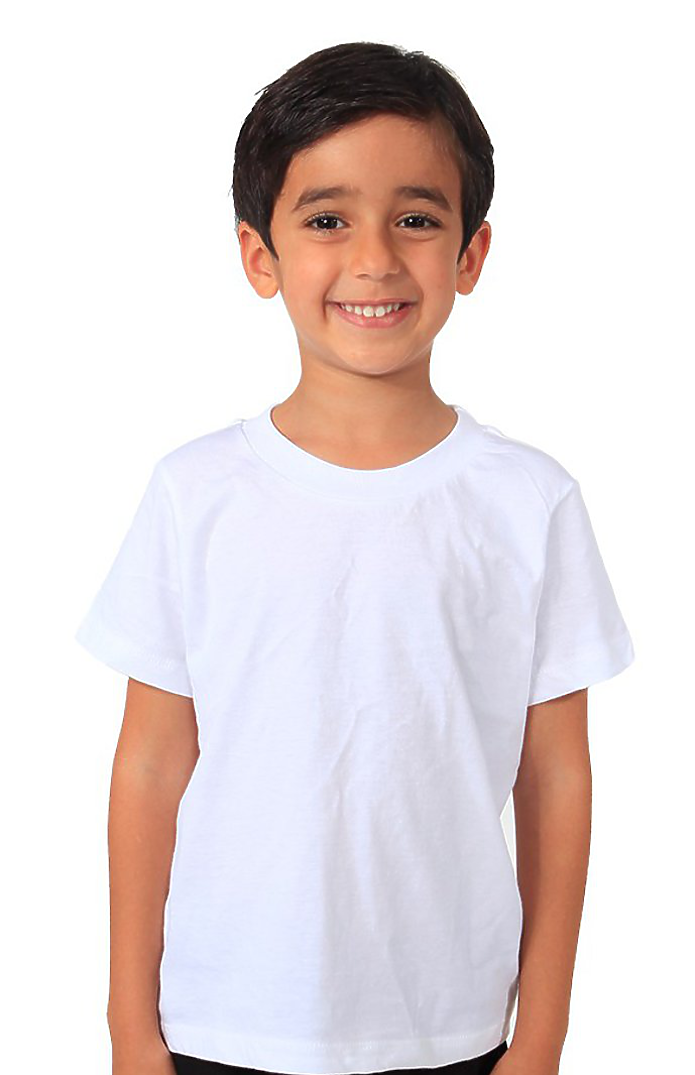 Royal Apparel 5061 Toddler Short Sleeve Crew Tee - Pfgd White