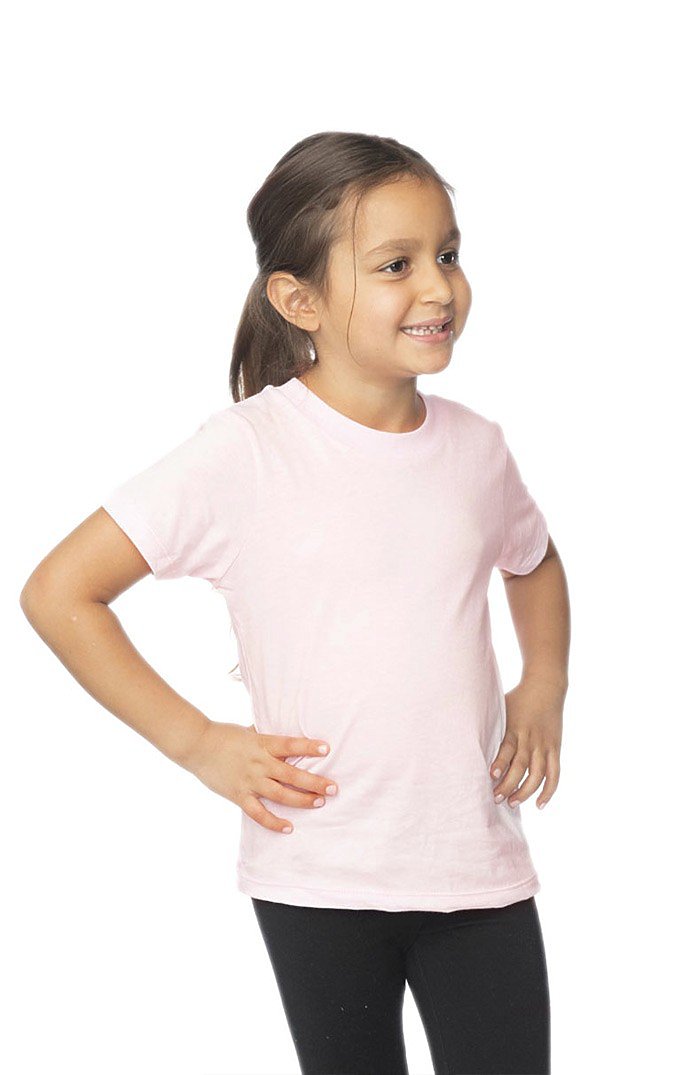 Royal Apparel 5061 Toddler Short Sleeve Crew Tee - Pink