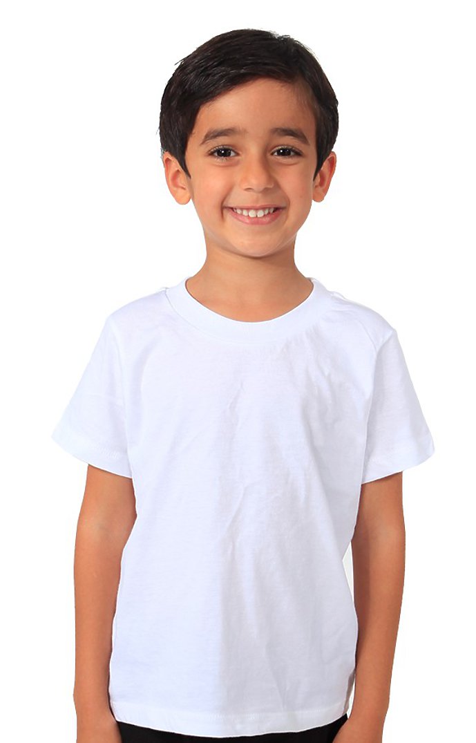 Royal Apparel 5061 Toddler Short Sleeve Crew Tee - White