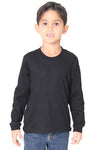 Royal Apparel 5062 Toddler Long Sleeve Crew Tee - Black