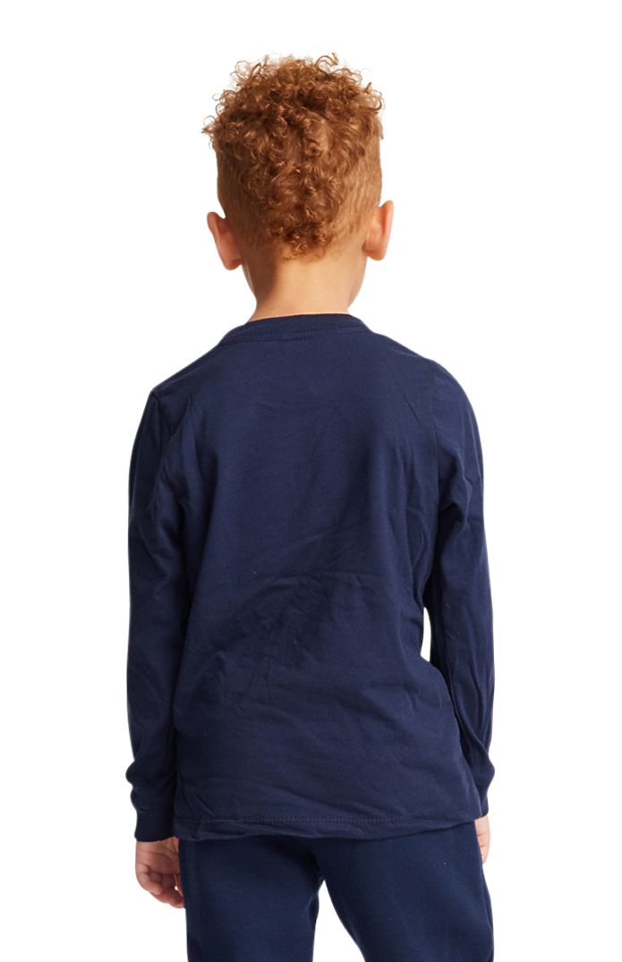 Royal Apparel 5062 Toddler Long Sleeve Crew Tee - Navy
