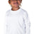 Royal Apparel 5062ORG Toddler Organic Long Sleeve Crew Tee - Salt