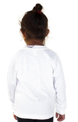 Royal Apparel 5062ORG Toddler Organic Long Sleeve Crew Tee - Salt