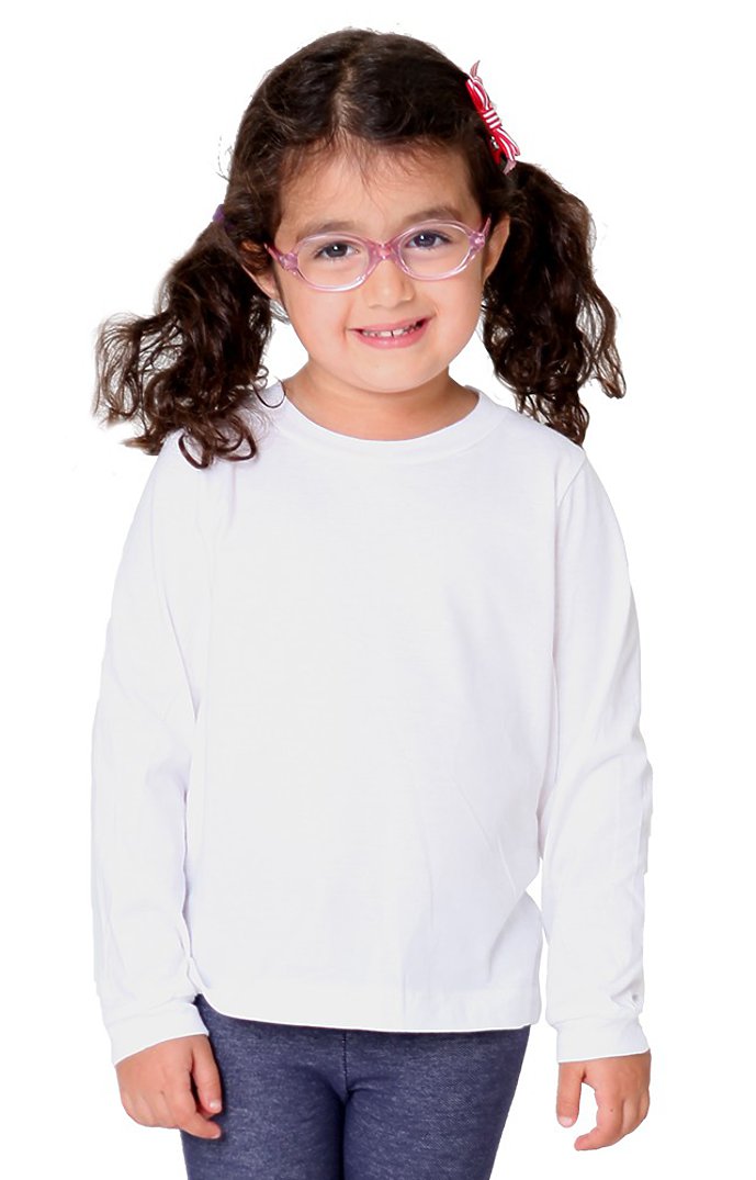 Royal Apparel 5062 Toddler Long Sleeve Crew Tee - White
