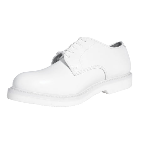 Rothco Military Uniform Oxford Leather Shoes White 6