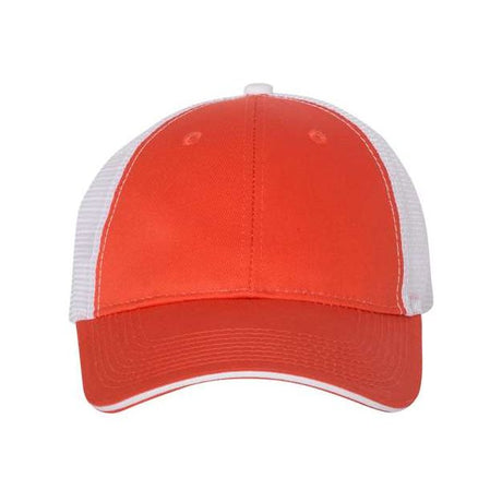 Joe's USA J102 Sandwich Trucker Cap - Wholesale Two-Tone Mesh Cap