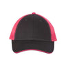 Valucap Sandwich Trucker Cap - Valucap S102 Valucap Charcoal/ Neon Pink Adjustable