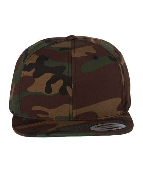 YP Classics Premium Flat Bill Snapback Cap - Yupoong 6089M
