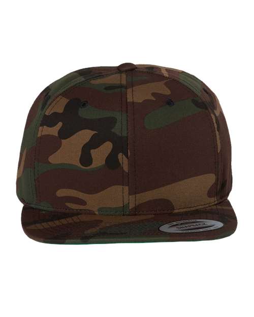 YP Classics Premium Flat Bill Snapback Cap - Yupoong 6089M