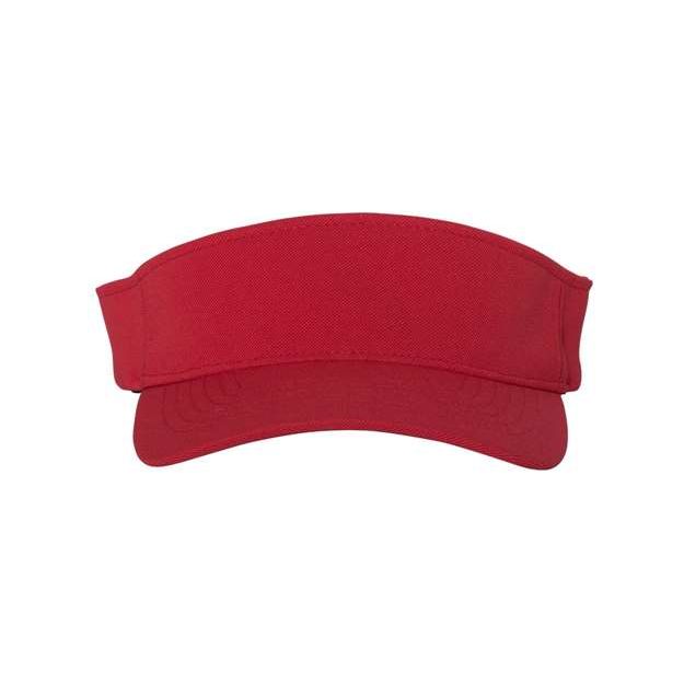 Flexfit 110® Visor - Flexfit 8110 Flexfit Red Adjustable