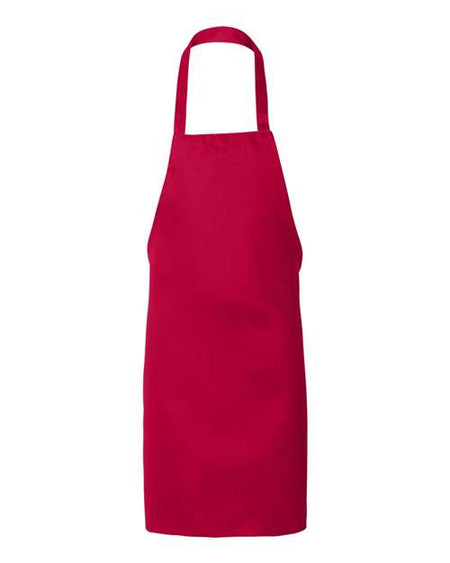 Q-Tees Butcher Apron - Q-Tees Q2010 Q-Tees Red One Size