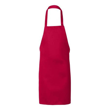 Q-Tees Butcher Apron - Q-Tees Q2010 Q-Tees Red One Size