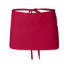 Q-Tees Waist Apron with Pockets - Q-Tees Q2115 Q-Tees Red One Size
