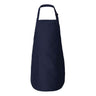 Q-Tees Full-Length Apron with Pockets - Q-Tees Q4350 Q-Tees Navy One Size