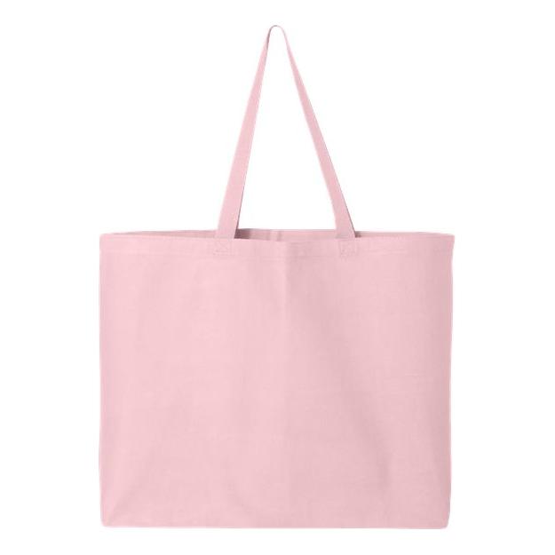 Q-Tees 25L Jumbo Tote - Q-Tees Q600 Q-Tees Light Pink One Size