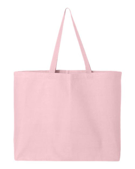 Q-Tees 25L Jumbo Tote - Q-Tees Q600 Q-Tees Light Pink One Size