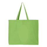 Q-Tees 25L Jumbo Tote - Q-Tees Q600 Q-Tees Lime One Size