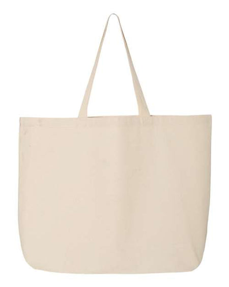 Q-Tees 25L Jumbo Tote - Q-Tees Q600 Q-Tees Natural One Size