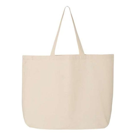 Q-Tees 25L Jumbo Tote - Q-Tees Q600 Q-Tees Natural One Size