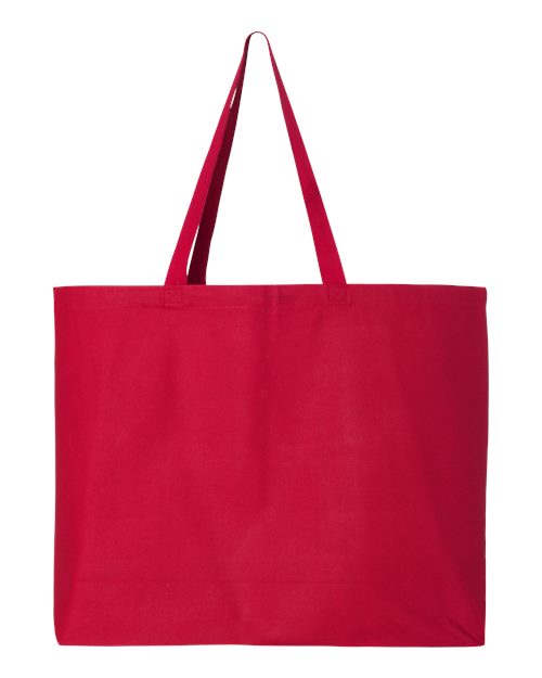 Q-Tees 25L Jumbo Tote - Q-Tees Q600 Q-Tees Red One Size