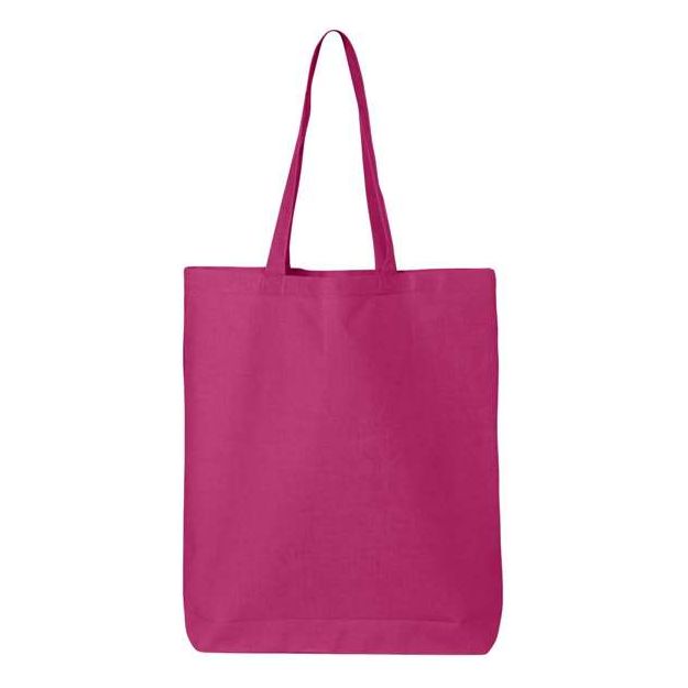 Q-Tees 12L Economical Tote - Q-Tees QTBG Q-Tees Hot Pink One Size