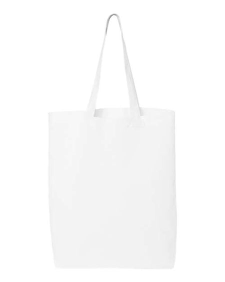 Q-Tees 12L Economical Tote - Q-Tees QTBG Q-Tees White One Size