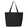 Q-Tees 25L Zippered Tote - Q-Tees Q611 Q-Tees Black One Size