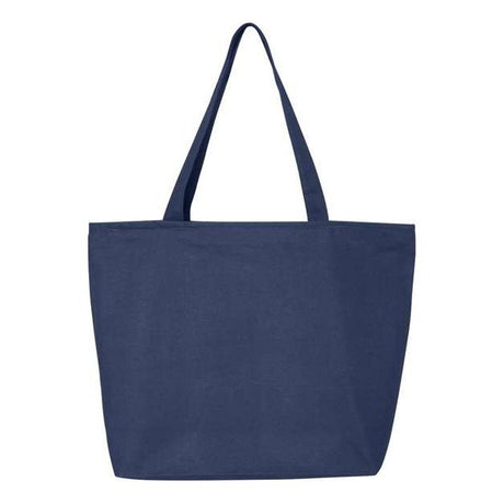 Q-Tees 25L Zippered Tote - Q-Tees Q611 Q-Tees Navy One Size